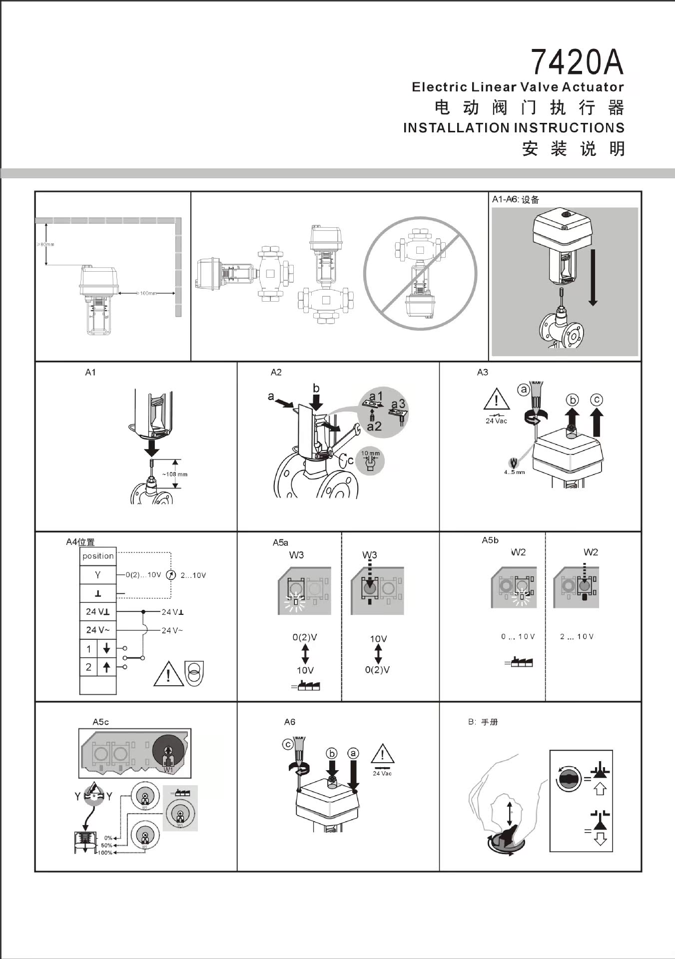 电动调节阀说明书(图1)